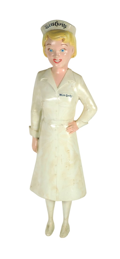 Drug Store Advertising Mannequin, Miss CurityÂ®, Counter Top Nurse Uniform, molded hard pl (1 of 1)