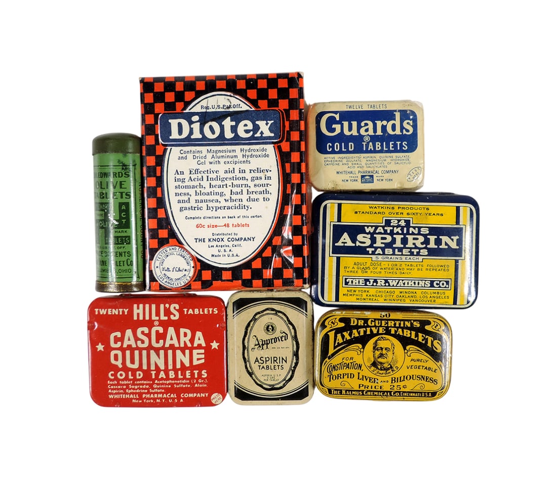 Drug Store Remedies (7), Dr. Edwards Olive Tablets, Trade Mark REG U.S. PAT OFF, The Olive Tablet... (1 of 1)