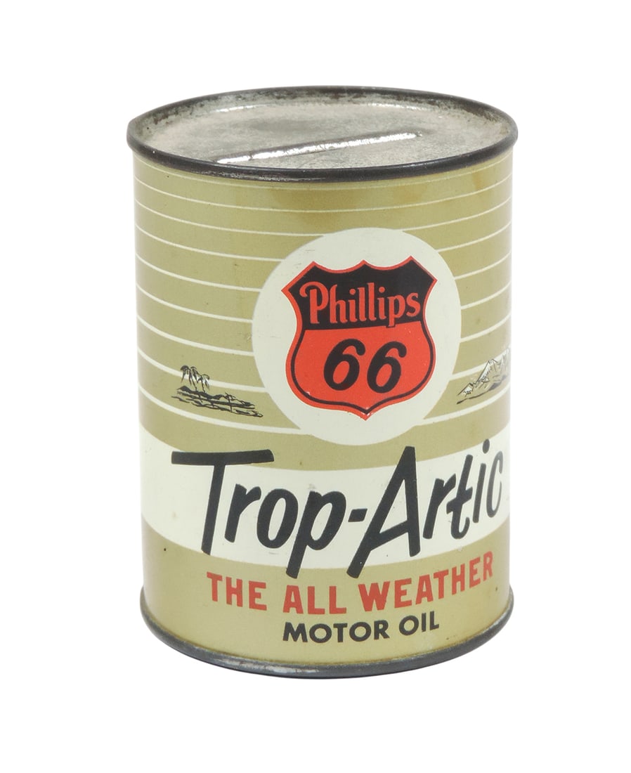 Phillips 66 Trop-Artic The All Weather Motor Oil Bank, Phillips Petroleum Company, T.M. Amer.Can.... (1 of 2)