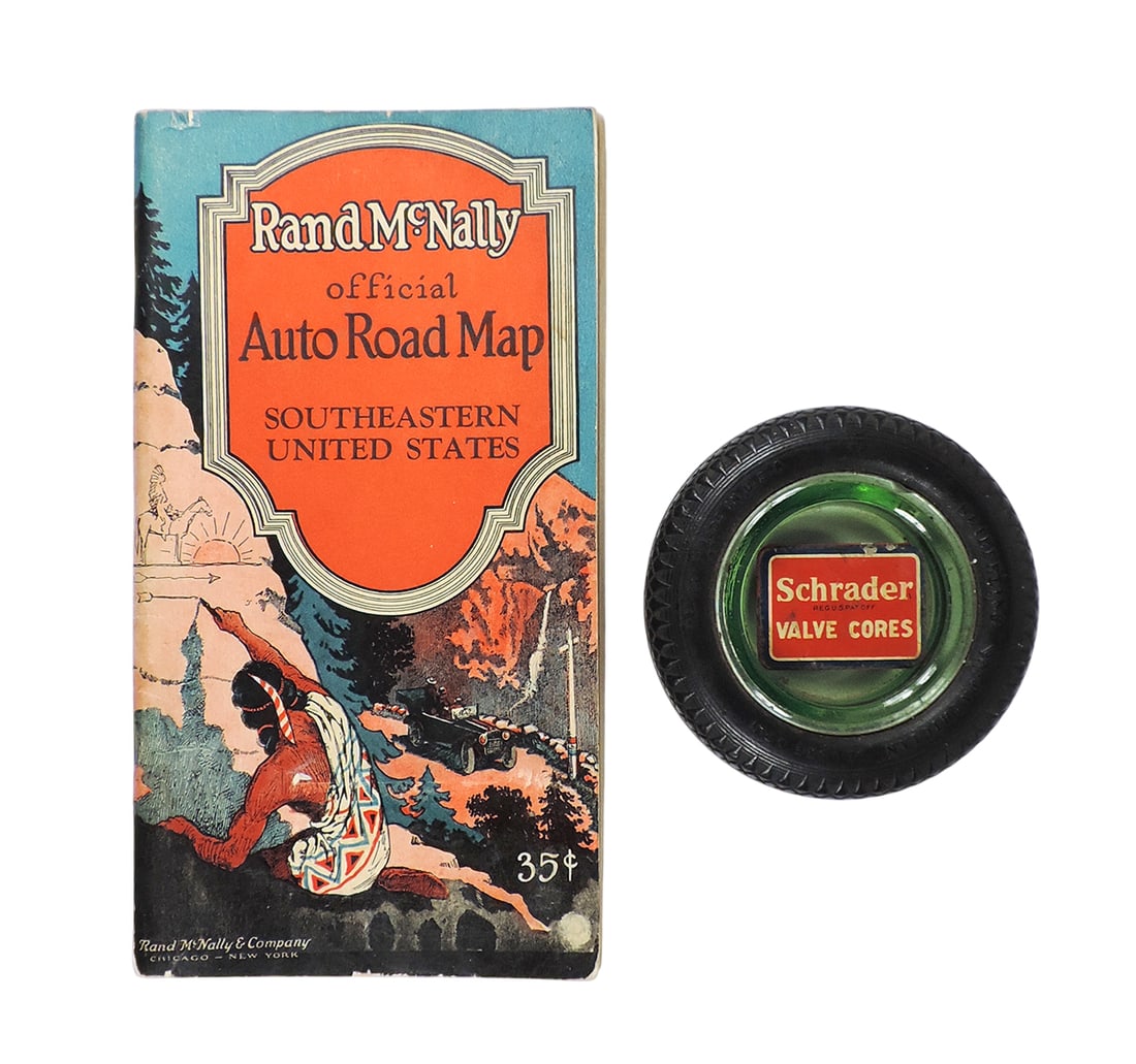 Automotive Items (3), Rand McNally Official Auto Road Map, Southeastern United States, 1930, Sc... (1 of 2)