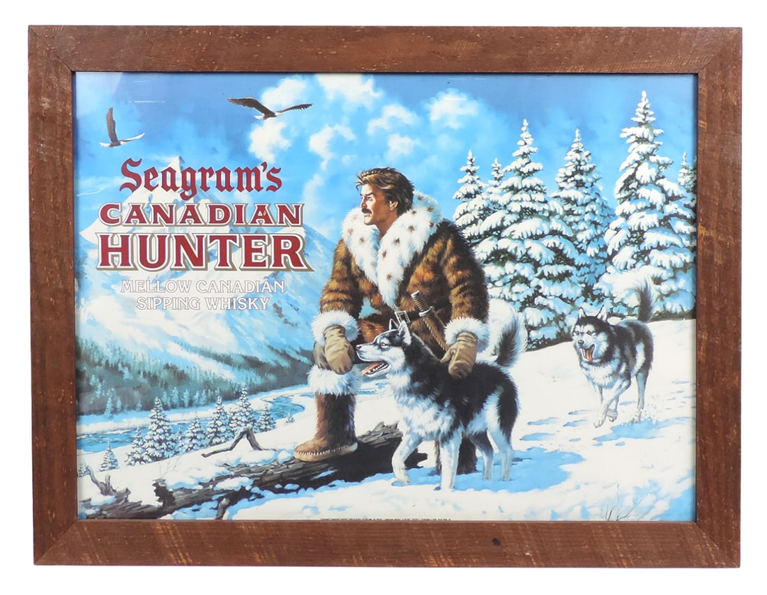 Advertising Seagram's Canadian Hunter Lithograph, Mellow Canadian Sipping Whisky, Seagram's Canad... (1 of 1)