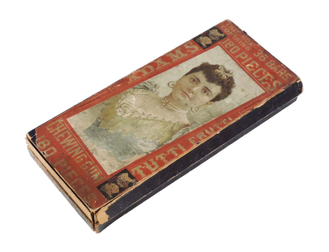 Adam's Tutti Frutti Chewing Gum Display Box, Mfg by Adam's & Sons Co., New York & Chicago, cardbo... (1 of 2)