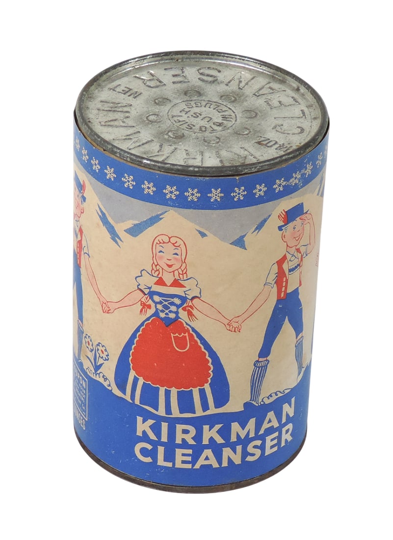 Country Store Kirkman Cleanser Container, Kirkman, REG U.S. PAT OFF, Net Wt 14 oz, NOS w/orig con... (1 of 3)