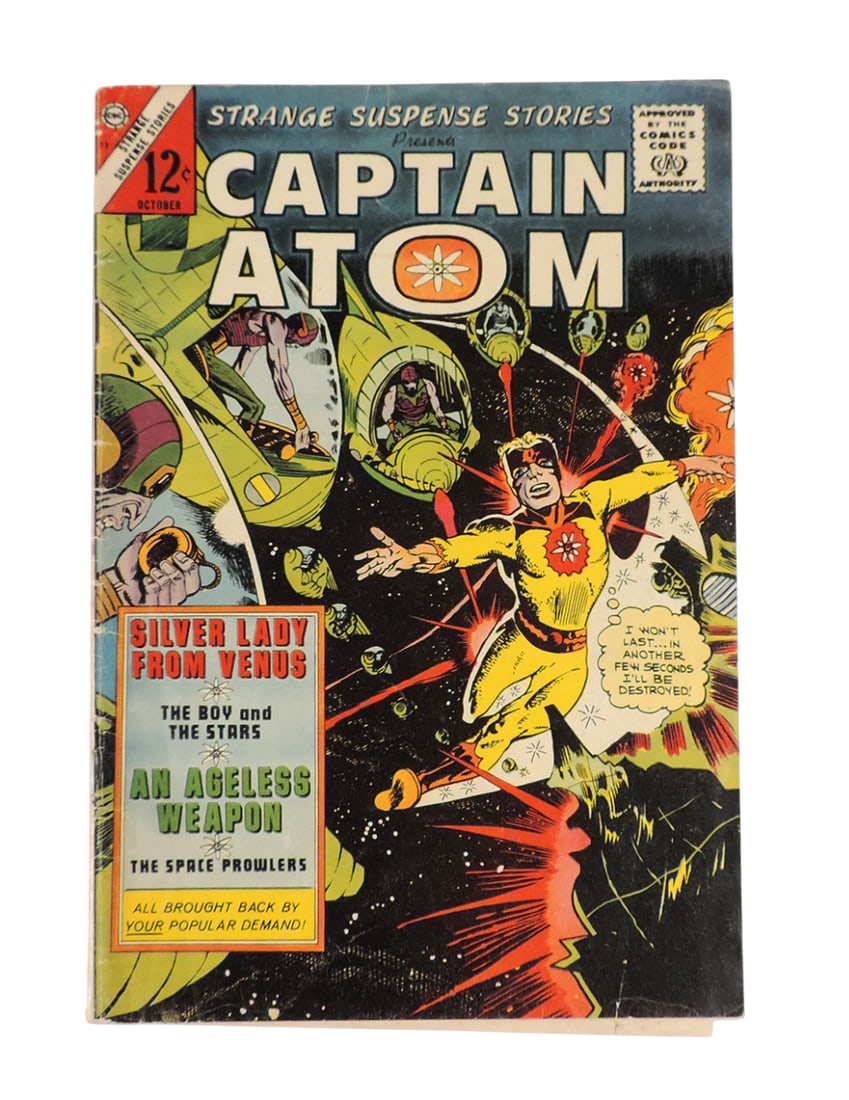 Captain Atom Comic Book, Strange Suspense Stories Presents Captain Atom, Vol. 1, No. 77, Oct 1965... (1 of 2)