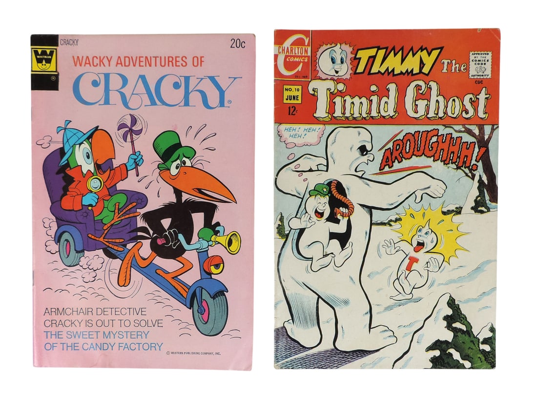 Charlton/Whitman Comics Books (2), Whitman-Wacky Adventures of Cracky, No. 4, c.1974 By Western P... (1 of 3)