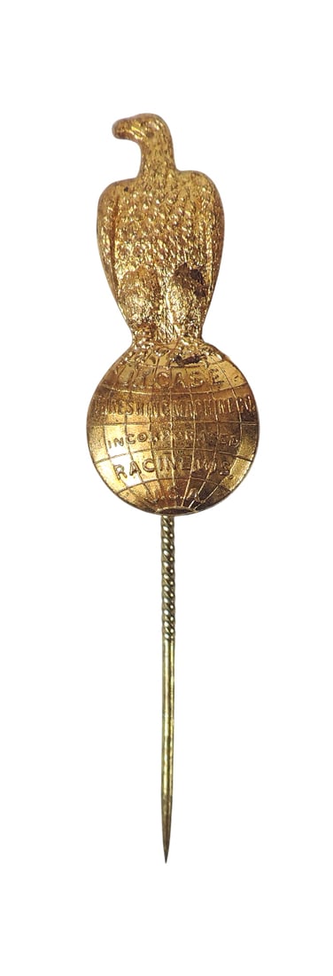 CASE Stickpin, embossed J.I. CASE Threshing Machine Co., Incorporated, Racine, Wis-USA, c. early ... (1 of 1)