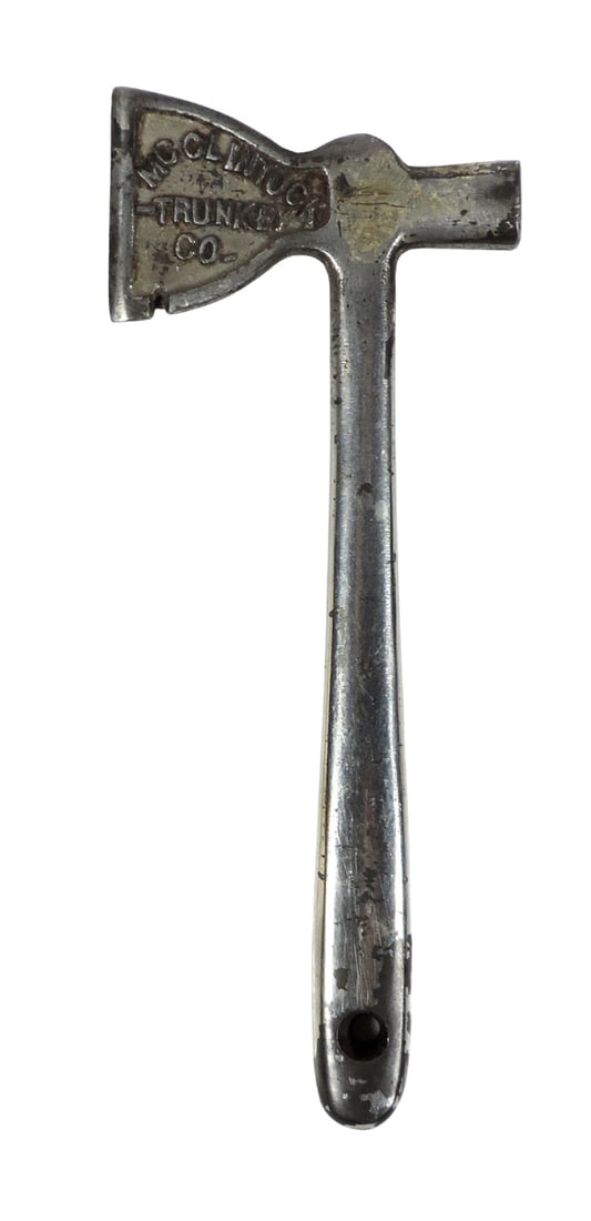 Cigar Hatchet, McClintock-Trunkey Co., cast iron, c. early 1900s, Exc cond , H 7 x W 2.75 in. (1 of 1)