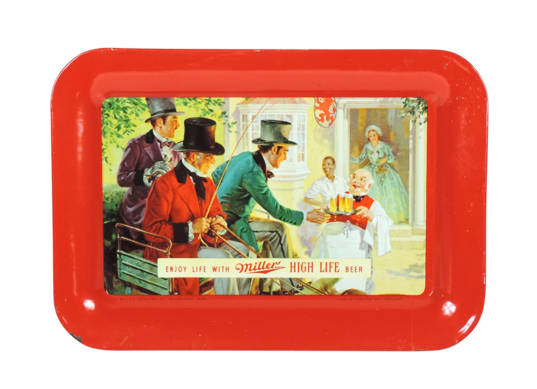 Breweriana Tip Tray Advertising Miller High Life Beer, litho on tin, Miller Brewing Co., Milwaukee, (1 of 1)