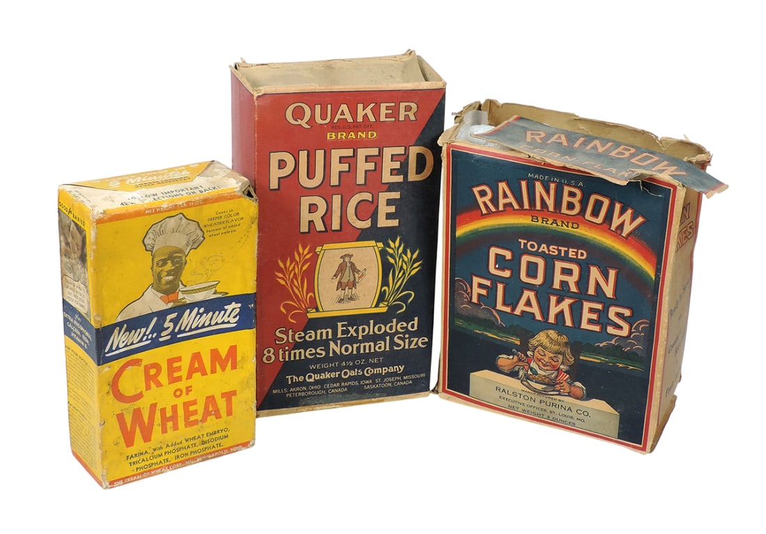 Country Store Cereal Boxes (3), Toasted Corn Flakes, Rainbow Brand, Made in USA, Mfg by Ralston P... (1 of 2)