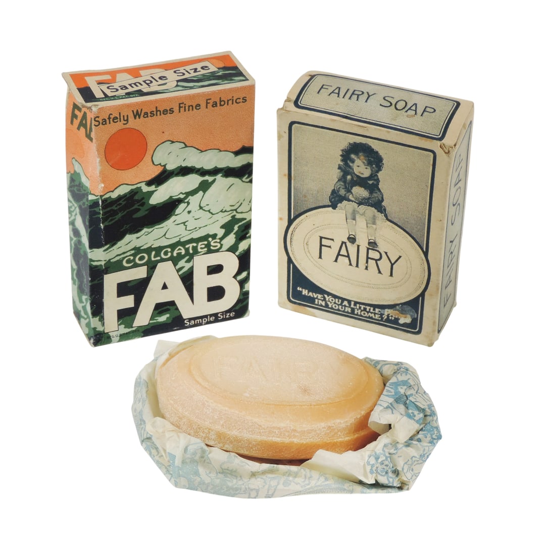 Country Store Soaps/Detergents (2) Colgate's FAB Sample Size Detergent, Colgate & Co., New York, ... (1 of 2)