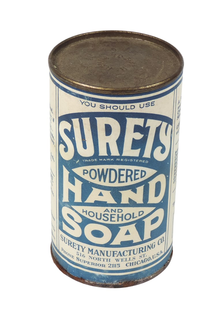 Country Store Surety Powdered Hand Soap Container, NOS w/orig contents, Surety Mfg Co., Chicago-U... (1 of 3)