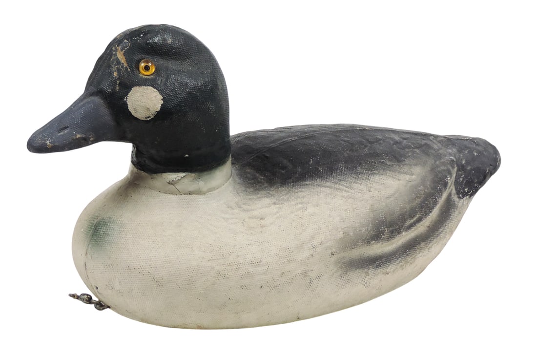 Duck Decoy, Common Goldeneye, embossed Victor Veri-Lite Duck Decoy, Made by Animal Trap Co., Liti... (1 of 2)