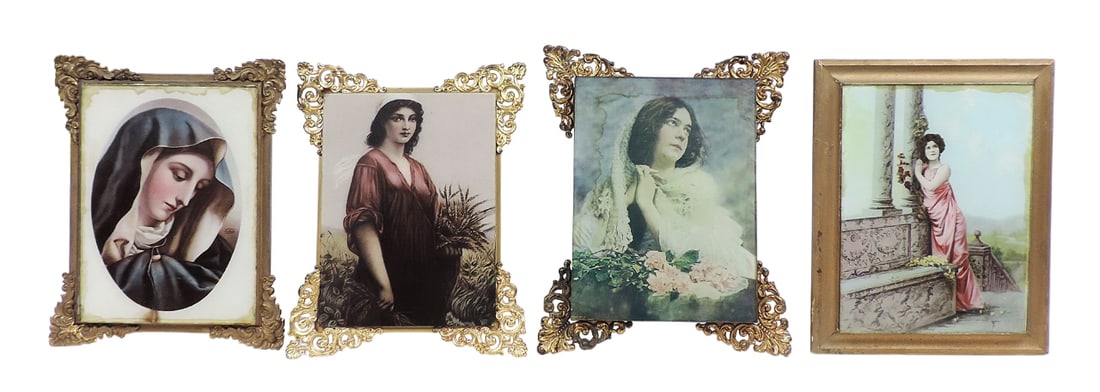 Victorian Lithograph Prints (4), includes Â©1899 The Ullman Mfg Co., New York-USA, Â& (1 of 1)