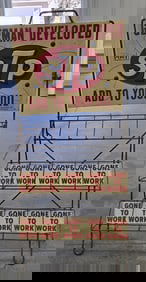 STP Oil treatment wire display rack. "German developed STP Add to your Oil"