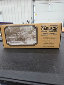 Diecast Toy, Fred Carlson company Contractors, Decora Iowa, Wagon & Team of Horses