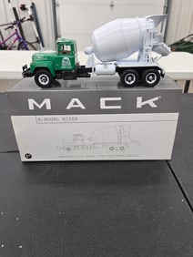 Diecast Toy, Mack R Model Mixer. "Clayton Concrete - Block - Sand. GVWR 70,000. First Gear NIB