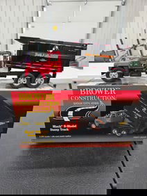 Diecast Toy, Mack R Model Dump Truck "Brower Construction", Cover it with ASPHALT. First Gear NIB