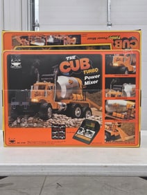 "Cub Turbo Power Mixer" Remote controlled, battery operated Cement Mixer. Bright Industries Co. Ltd