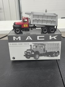 Diecast Toy, Mack R-Model Dump Truck. Irving. Jensen CO. Contractors. First Gear. NIB