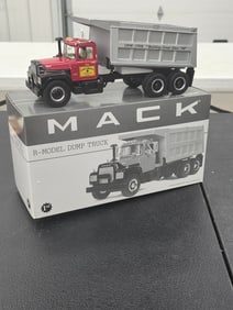 Diecast Toy, Mack R-Model Dump Truck. Irving. Jensen CO. Contractors. First Gear. NIB