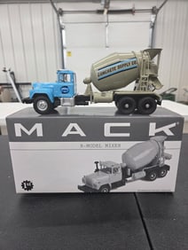 Diecast Toy, First Gear. Mack R-Model Mixer (Concrete Supply Co.) NIB