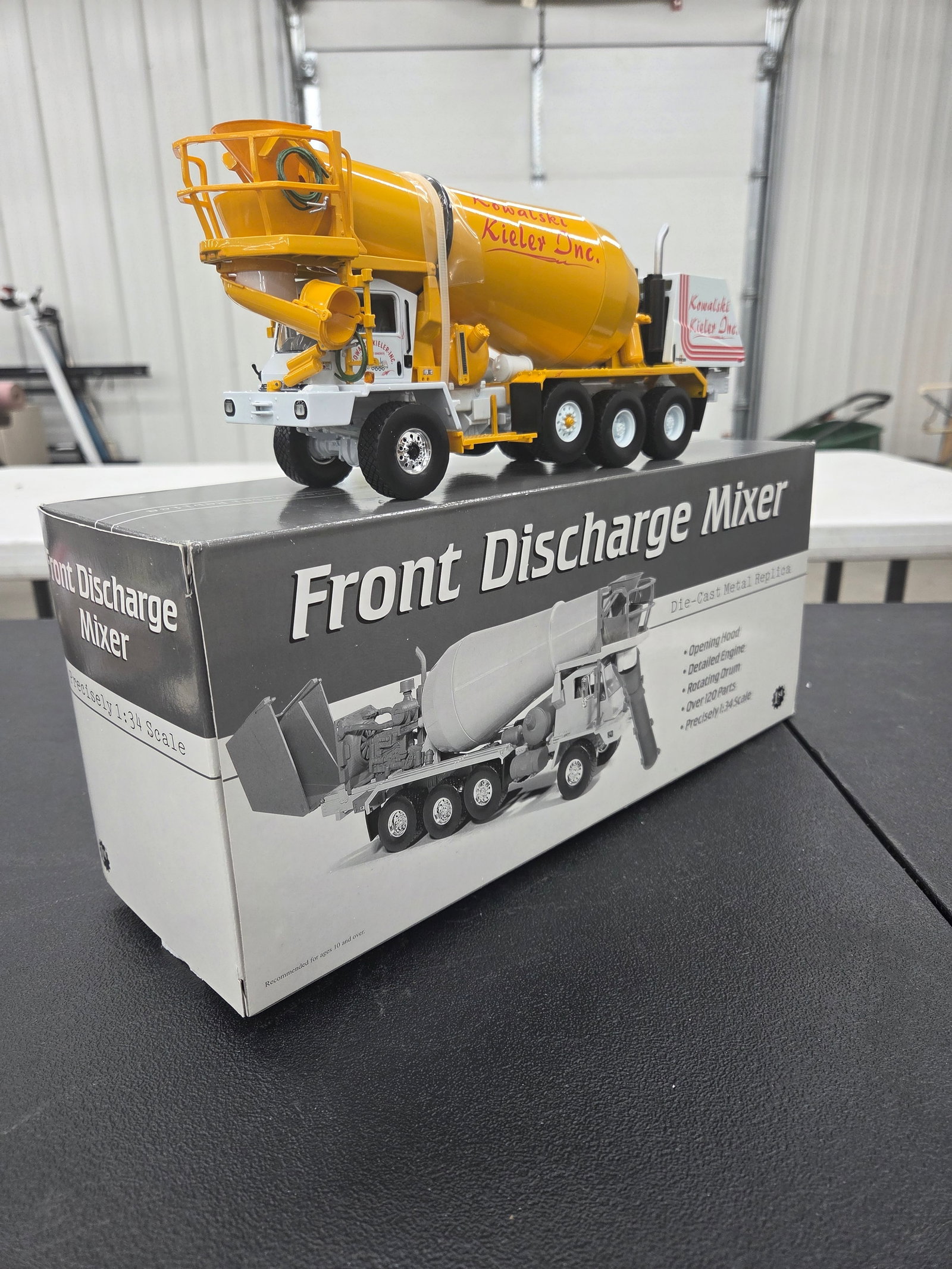 Diecast Toy, Front Discharge Mixer "Kowalski Kieler Inc," NIB: Diecast Toy, Front Discharge Mixer "Kowalski Kieler Inc," NIB