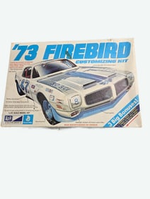 Model car 1/25 scale model - kit.1973 Firebird Customizing - kit. Unassembled NIB