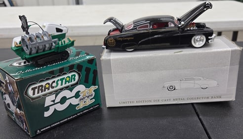 Toys, 1 Tracstar 500 collectors edition,1 I Die Cast "Camp Courageous Coin Bank" NIB