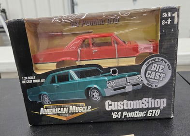 Die Cast model car kit. 1/24 scale American Muscle "1964 Pontiac GTO. NIB