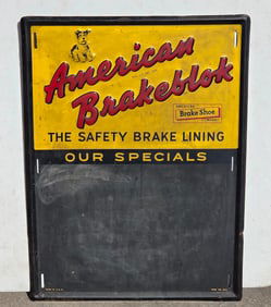 American Brakeblok Sign. Good cond.