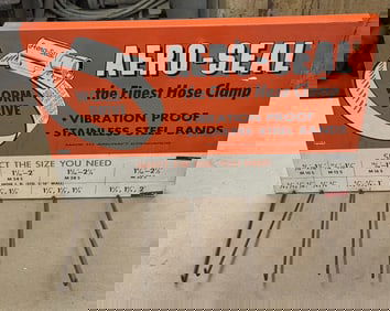 Aero-Seal hose clamp sign