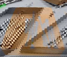 Extensions 1/2 inch drive. Snap on and craftsman, 10 pieces varying lengths all in good condition.: Extensions 1/2 inch drive. Snap on and craftsman, 10 pieces varying lengths all in good condition.