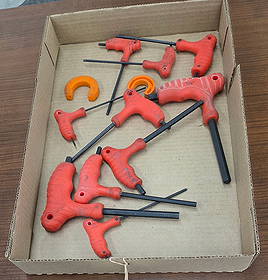 Set of "T" handle Allen Wrenches: Set of "T" handle Allen Wrenches