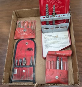 Drill extraction bits and grinding bits