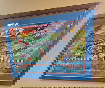 Framed detailed art piece. Iowa Motorsports Speedway highly detailed