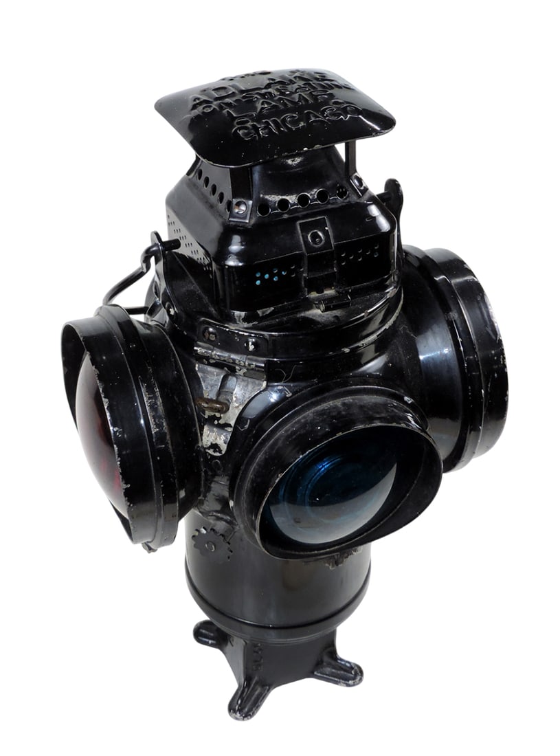 Adlake Railroad Signal Lamp, The Adlake Non-Sweating Lamp Chicago, Mfg by the Adams & Westlake Co... - 3