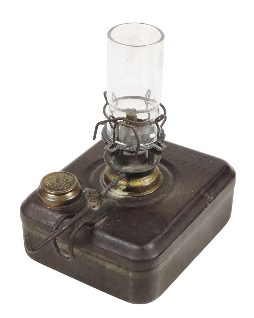 Adams & Westlake Kerosene Lamp, Railroad Switch Stand Caboose Marker Lamp, embossed Use Kerosene ...: Adams & Westlake Kerosene Lamp, Railroad Switch Stand Caboose Marker Lamp, embossed Use Kerosene Oil Only Adams & Westlake Co., New York-Phila-Chicago, metal w/brass ornate cap, glass cylinder, &