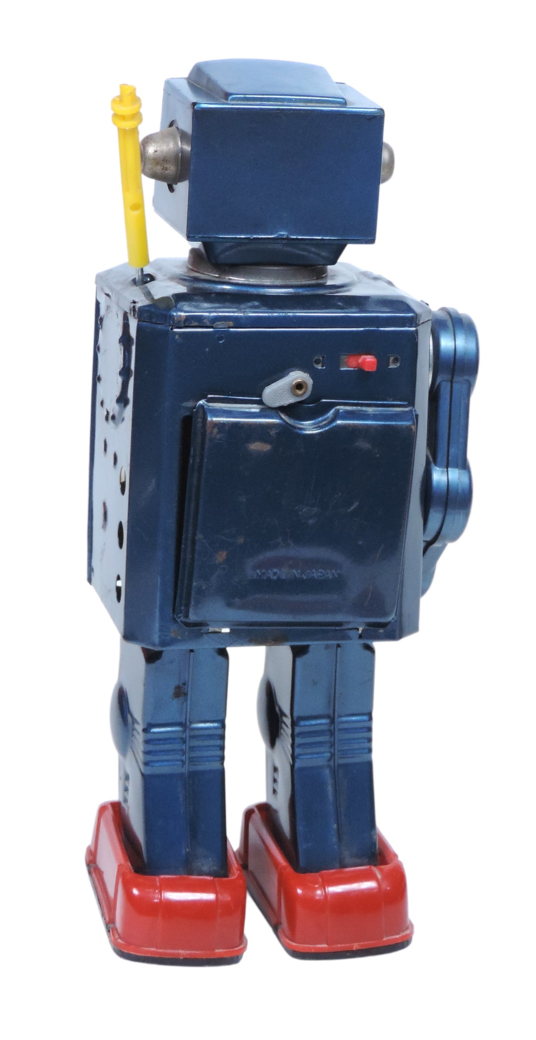 Toy Robot, Horkawa Radar Robot, battery-operated litho on tin (untested), missing arm/antenna top... - 3