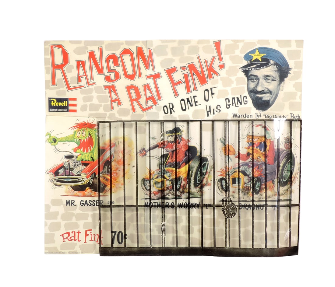 1964 Revell Brother Rat Fink On A Bike, Model Kit