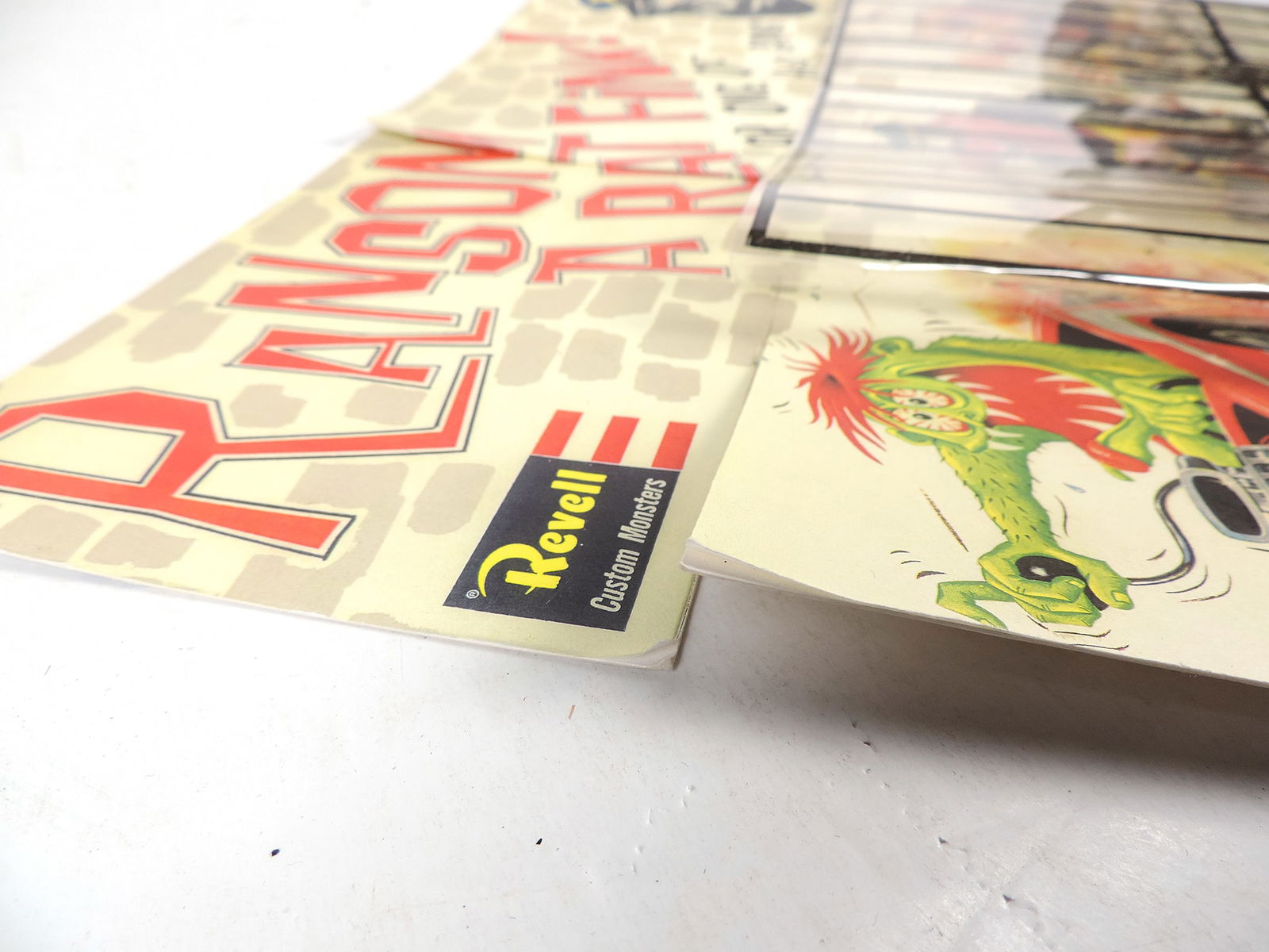 Rat Fink Store Display Sign w/plastic overlay, Revell Custom Monsters, Warden Ed Bid Daddy Roth, ... - 2