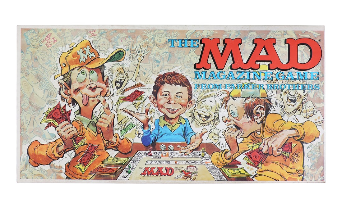 Game, The MAD Magazine Game From Parker Brothers, No. 124, c.1979, appears to be in Exc cond but ...: Game, The MAD Magazine Game From Parker Brothers, No. 124, c.1979, appears to be in Exc cond but unsure if all pieces are present, W 18 in. 