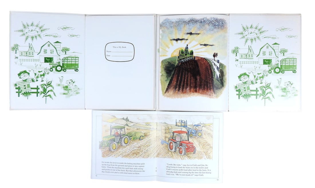 John Deere Children's Books (3), On the Move The Story of a Tractor, paperback by Grisewood & D... - 2