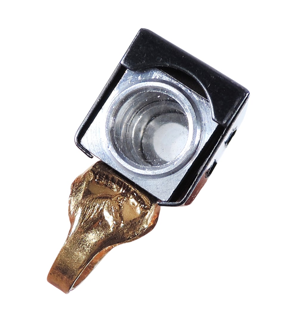 Toy Ring, Rare Sky King's Tele-Blinker Ring, premium by Peter Pan Peanut Butter in the late 1940s - 5