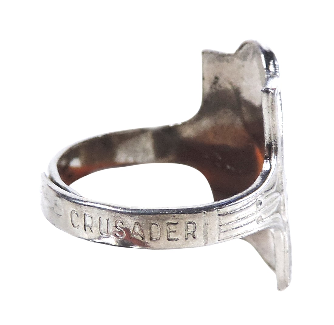 Toy Ring, Superman Crusader Ring, Kellogg's 1946, premium on the "Amazing Adventures of Super... - 3