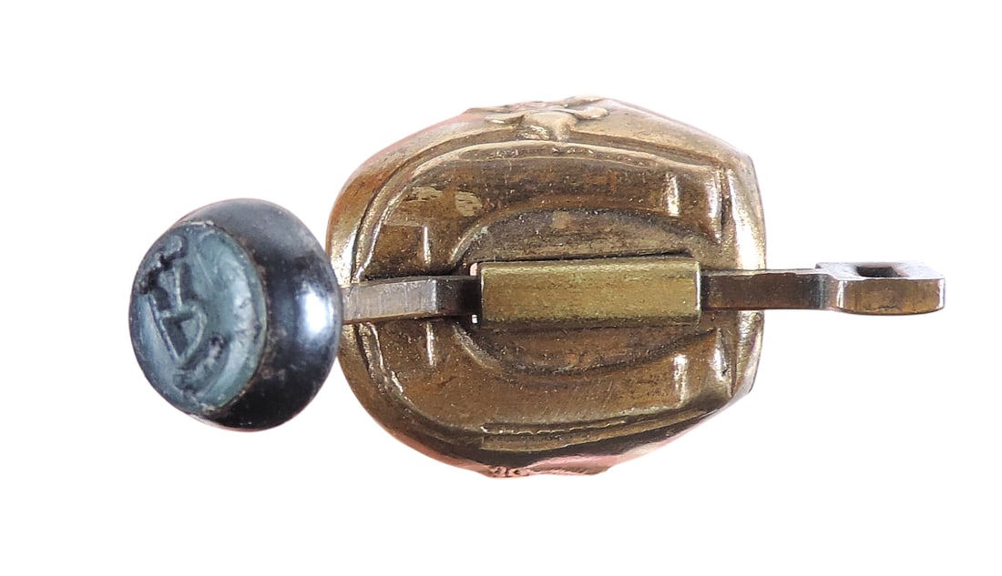 Toy Ring, Roy Rogers Branding Iron Ring, premium offered by Quaker Oates in the late 1940 and early - 3