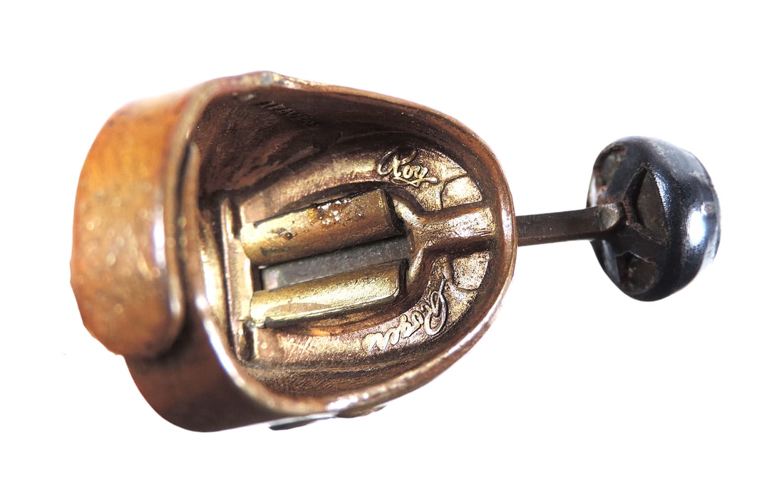 Toy Ring, Roy Rogers Branding Iron Ring, premium offered by Quaker Oates in the late 1940 and early - 4