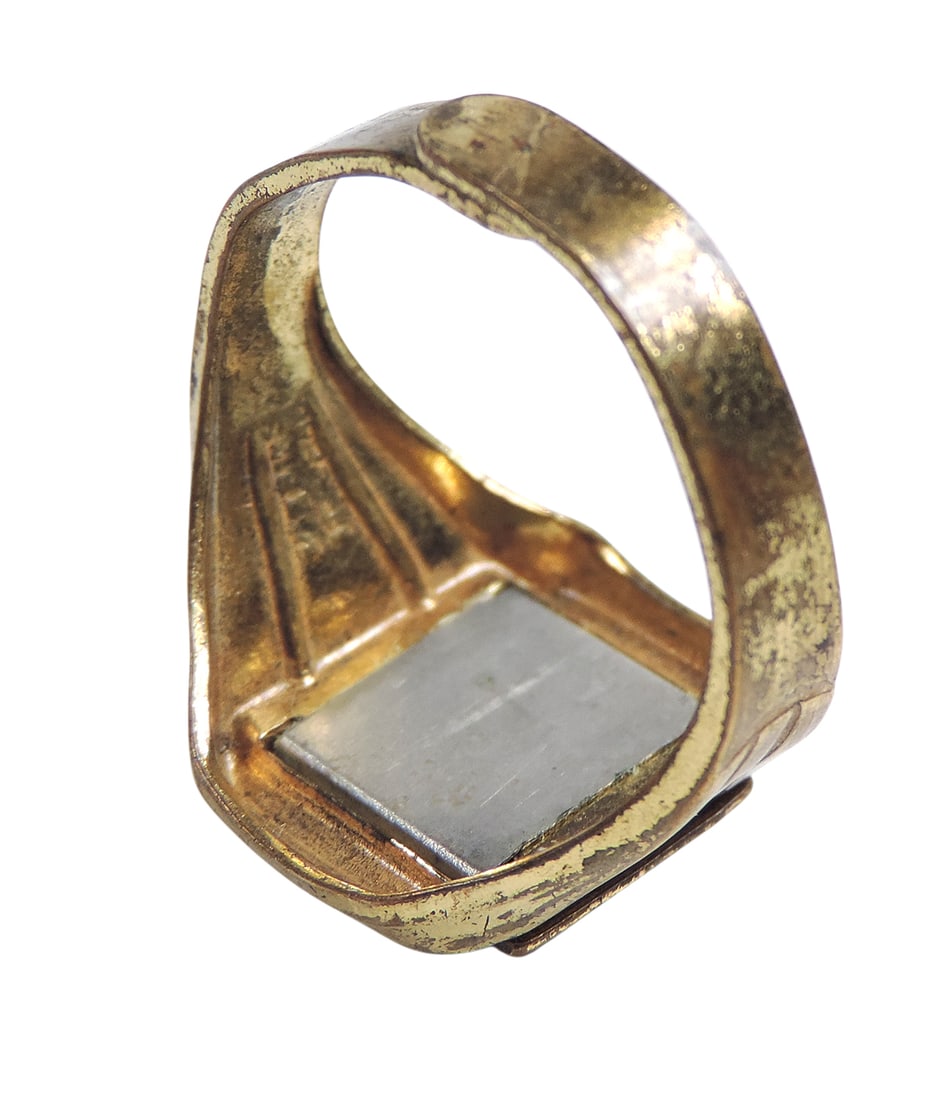 Toy Ring, Rare Lone Ranger Military Service Ring, Premium Kix Cereal, military emblem on the top ... - 2