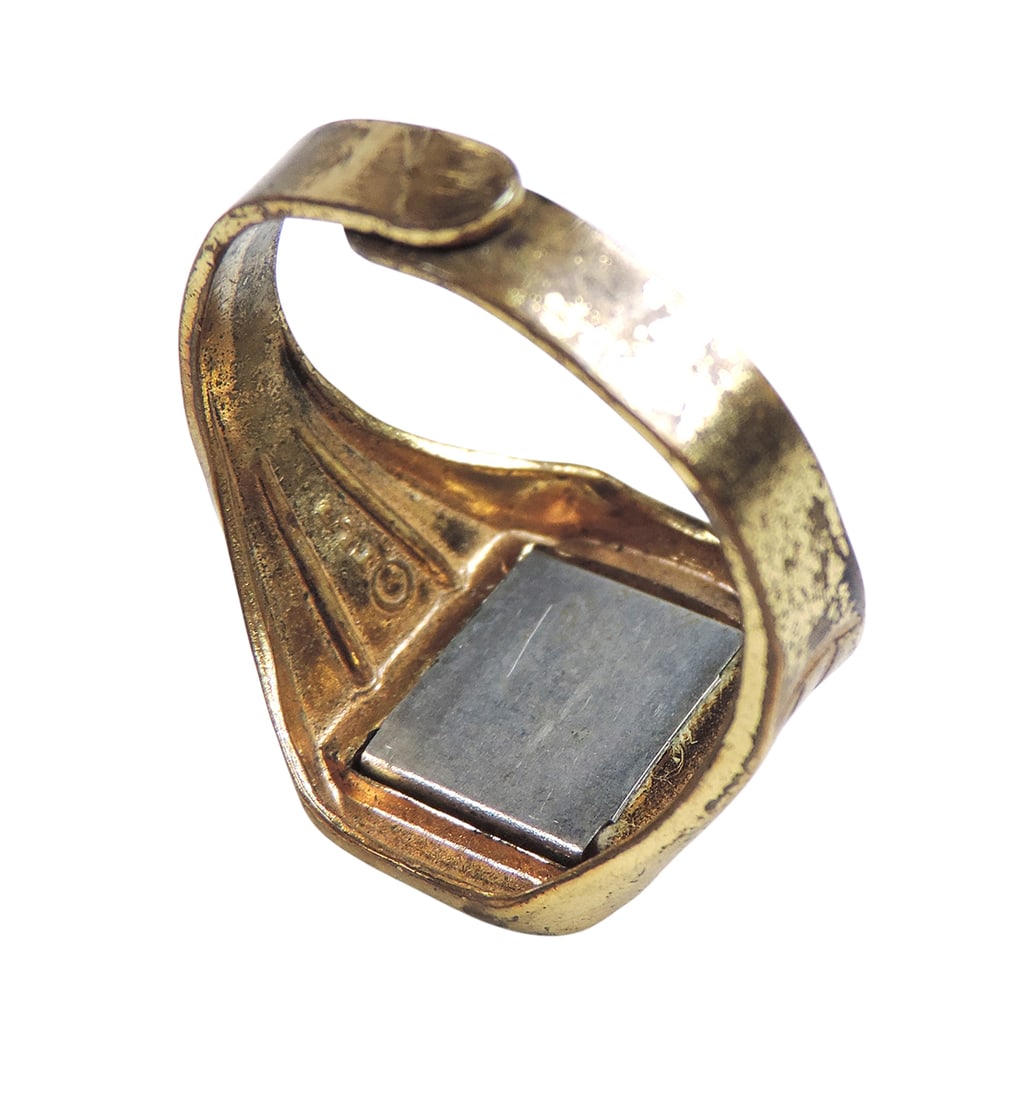 Toy Ring, Rare Lone Ranger Military Service Ring, Premium Kix Cereal, military emblem on the top ... - 3