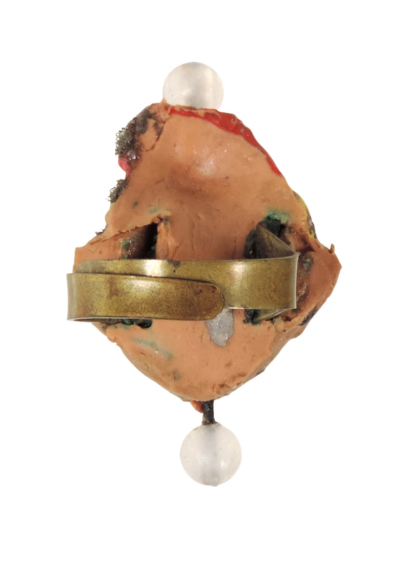 Toy Ring, Kellogg's Rice Krispies Promotional Ring, Rice Krispies Crackle, rubber/metal/plastic... - 3