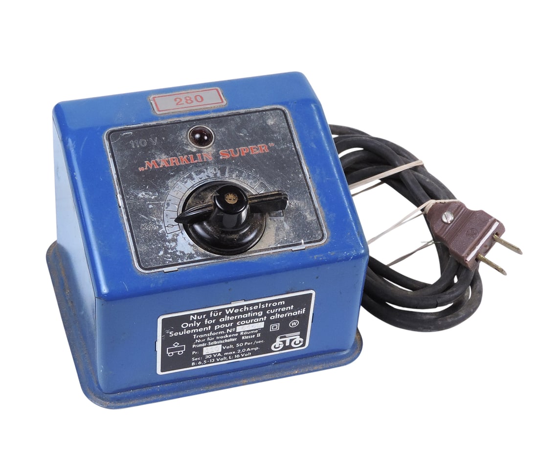 Märklin Super 280 Model Train Transformer, 110V alternating current (AC) power, untested, Made  (1 of 2)